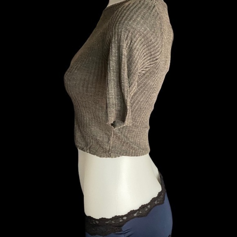 TOPSHOP RIBBED RIB CROP TOP TEE NWT SIZES 2 4 6 8 AVAILABLE BRAND NEW - Picture 7 of 12